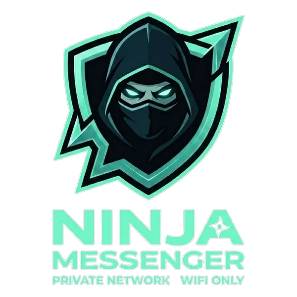 Ninja Messenger — Private network · WiFi only
